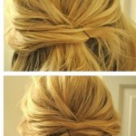 Coiffure simple cheveux longs epais