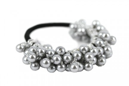 élastique cheveux métal argent élastique cheveux métal argent