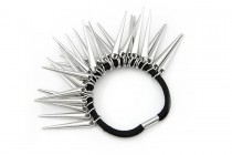 Elastique cheveux chic argent Elastique cheveux qui ne marque et ne laisse pas de marque