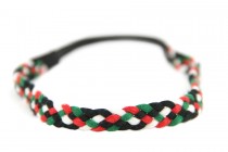 Headband Mexico Bandeau fleur métal argent