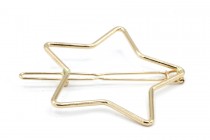 Pince cheveux étoile dorée Pince clip barrette étoile cheveux