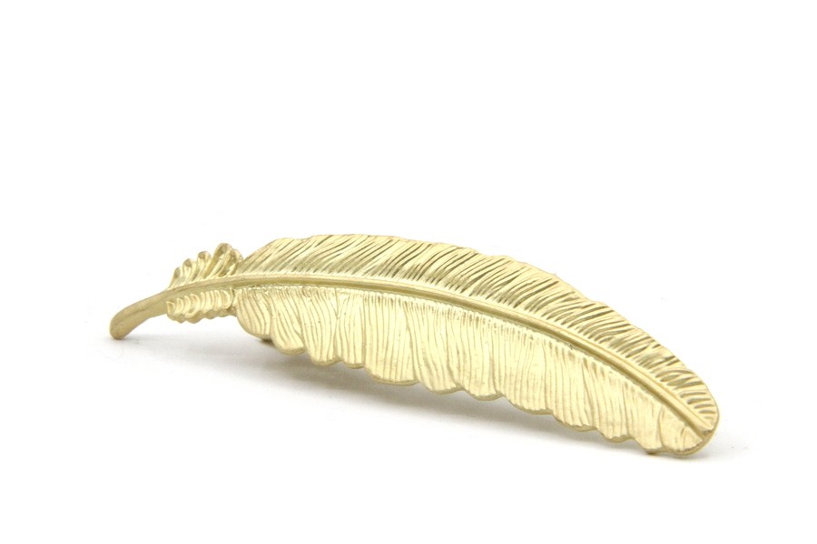 Barrette pince feuille doré bijou de cheveux Barrette pince feuille doré bijou de cheveux