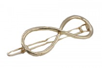 Barrette dorée chic