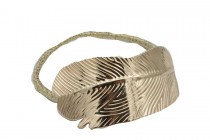 Élastique cheveux feuille d'ot