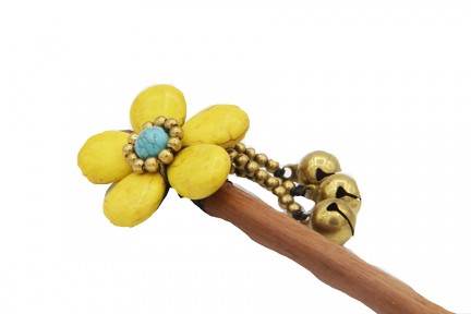 Accessoires cheveux fleurs stabilisées séchées naturelles