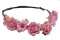 Couronne de fleurs rose Couronne de fleurs rose