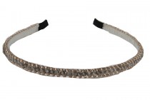 Serre tête avec strass noir