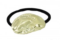 Élastique cheveux ovale Or