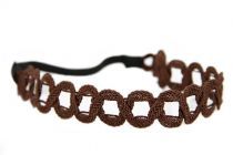Headband marron Chic