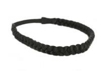 Headband tresse cheveux noir