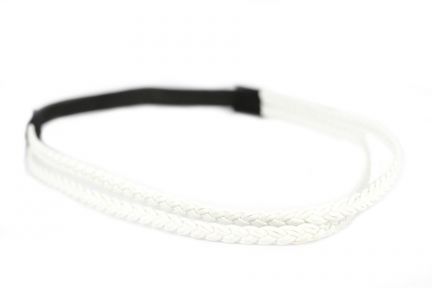 Headband tresse blanches