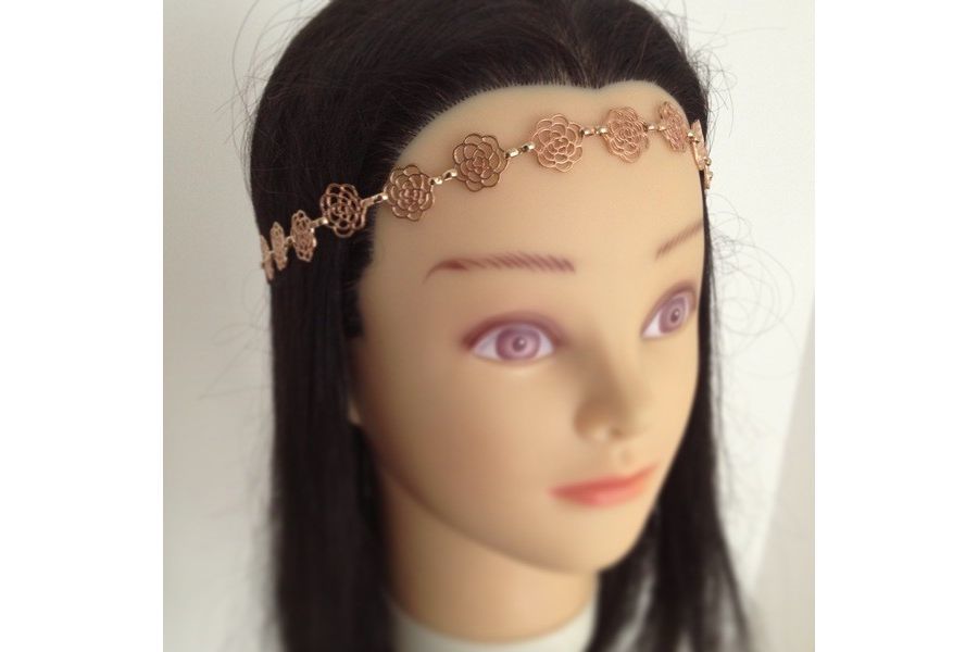 Headband bandeau cheveux métal