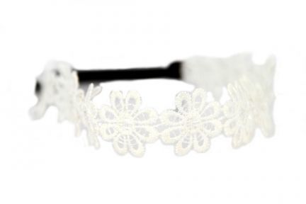 Accessoires cheveux blanc pour coiffure