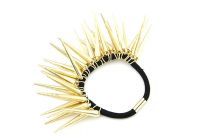 Elastique chic doré Elastique cheveux métal doré