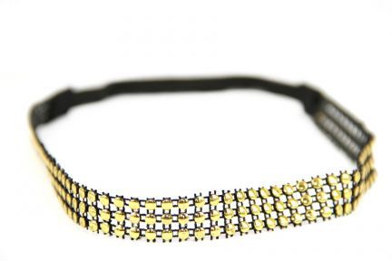 Headband strass d'Or