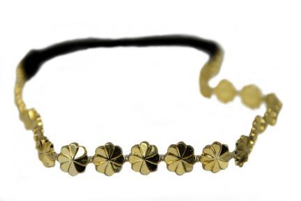 Headband fleurs d'or