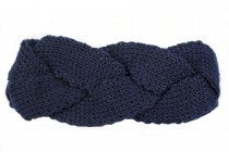 Turban torsadé bleu Marine