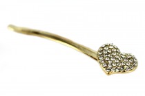 Pince coeur de strass