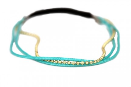 Headband bijou turquoise