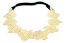 Headband fleurs d'ivoire Headband fleurs ivoire mariage