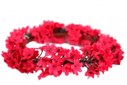 Couronne de fleurs cheveux pour fille