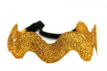 Headband zig zag d'or