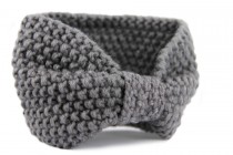 Bandeau en tricot Anthracite