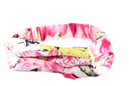 Bandeau cheveux violet fleurs de cerisier Bandeau cheveux violet fleurs de cerisier