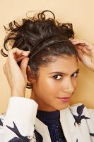 Serre tête cheveux bouclés, frisés, crépus et afro