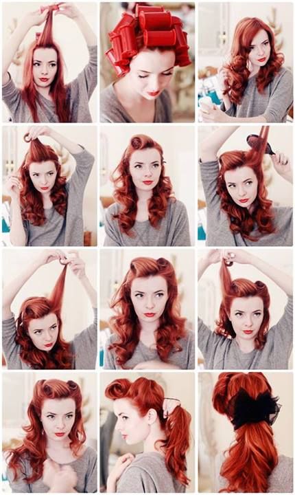 coiffure style pin up