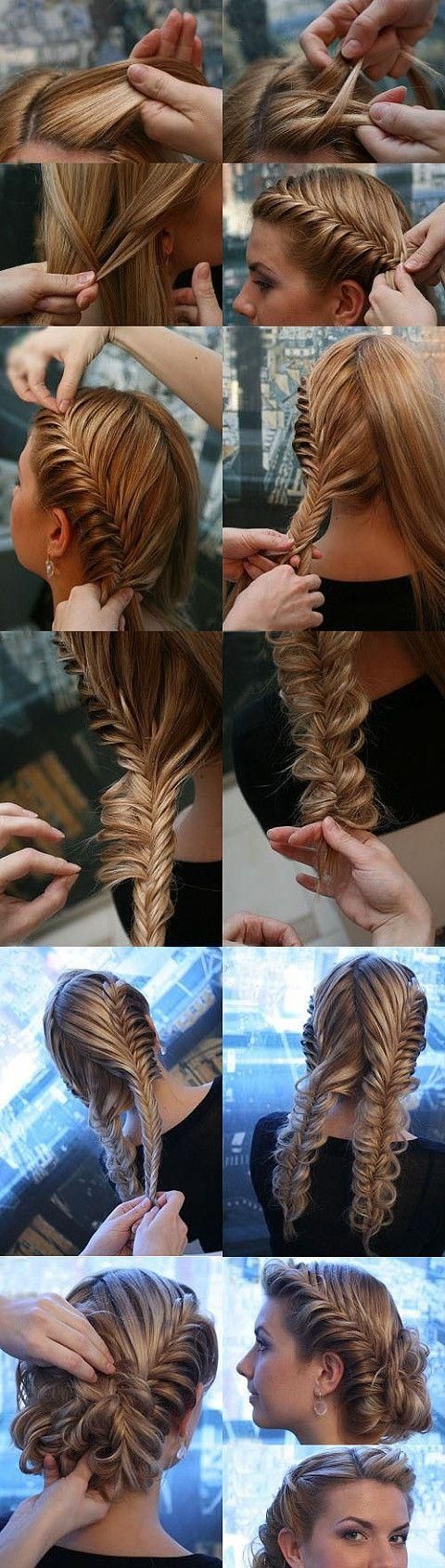 comment faire tresse collee