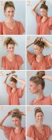 Comment faire un chignon haut ?