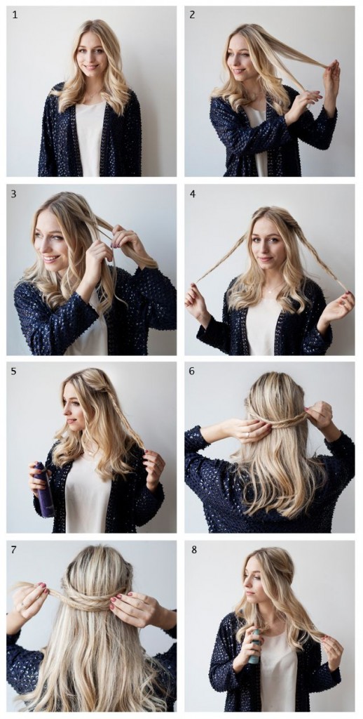 comment faire un headband avec ses cheveux