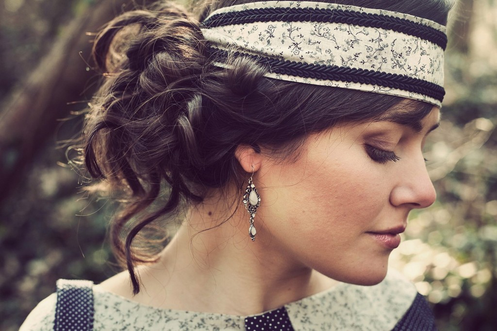 Headband cheveux lisses et raides