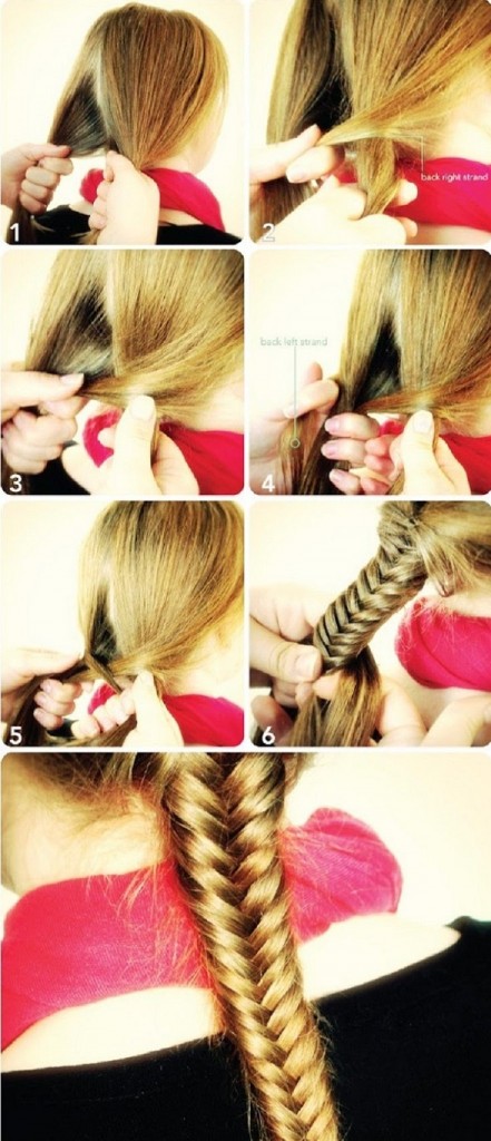 tresse cheveux poisson