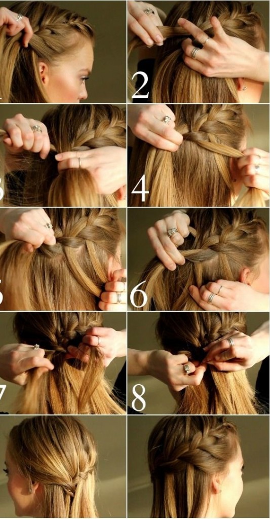 comment faire tresse cascade