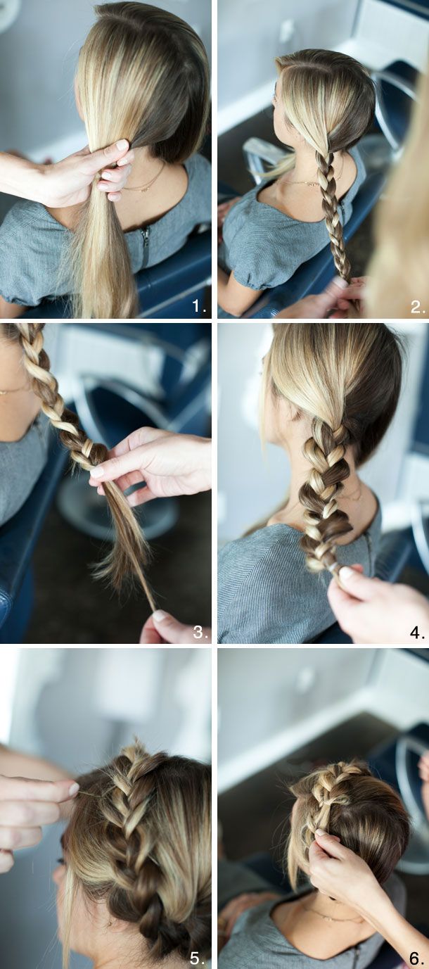 comment faire tresse autour tete