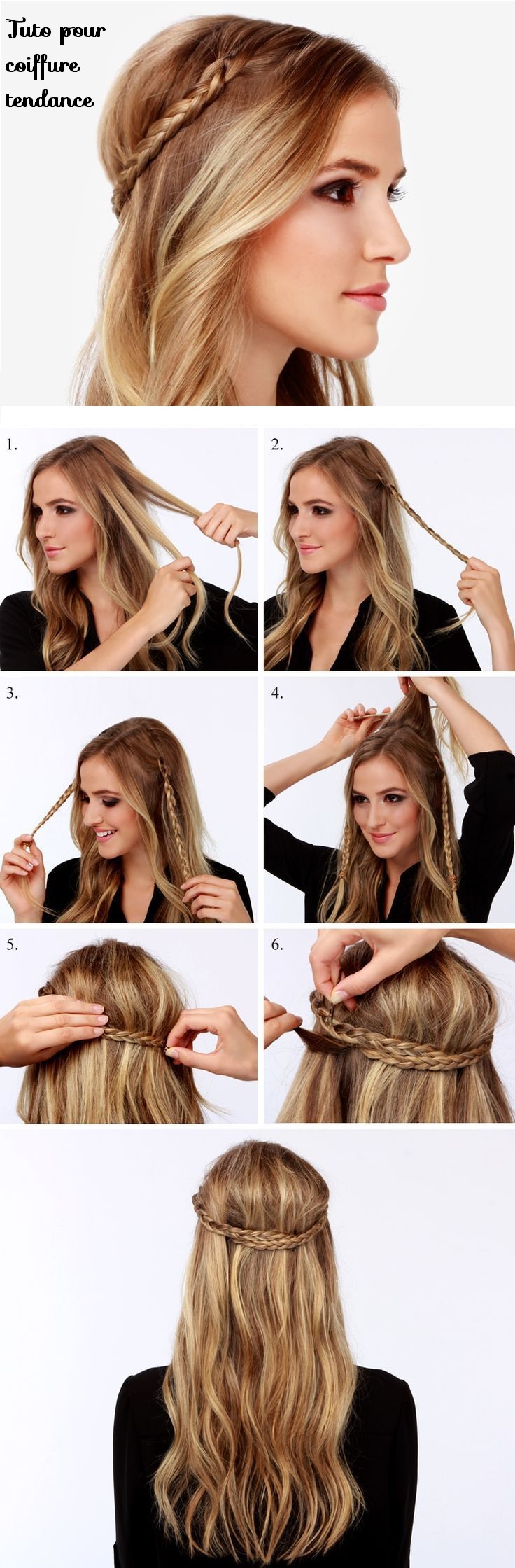 Tuto coiffure tendance