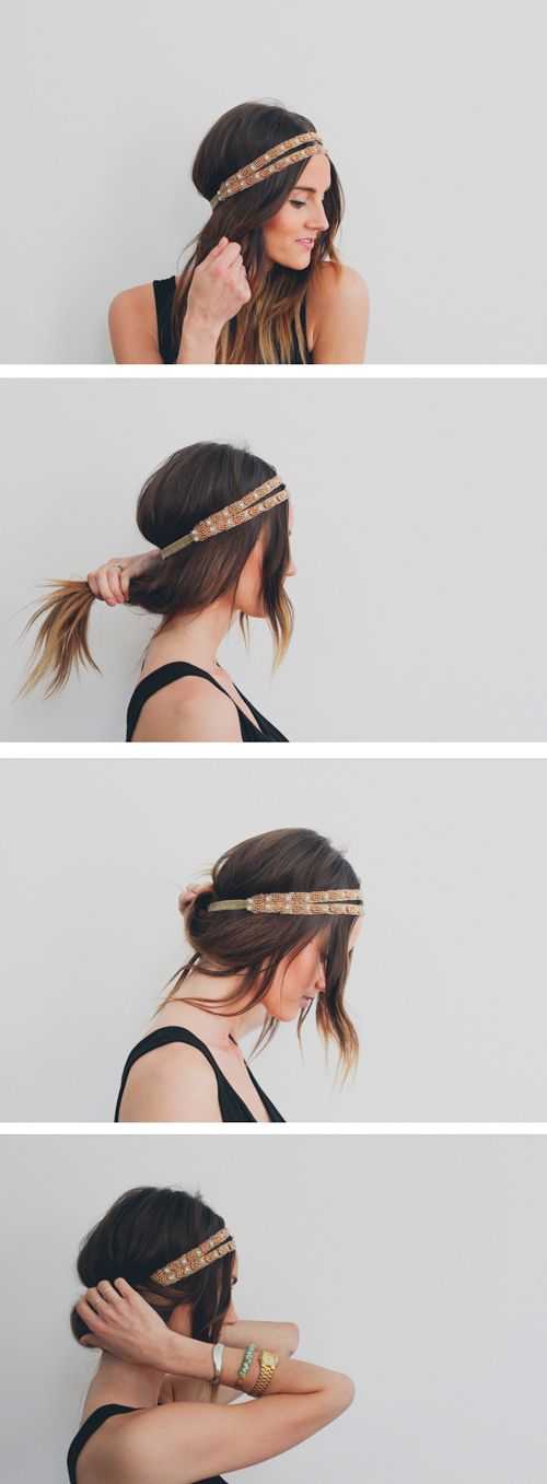 coiffure accessoire cheveux tuto