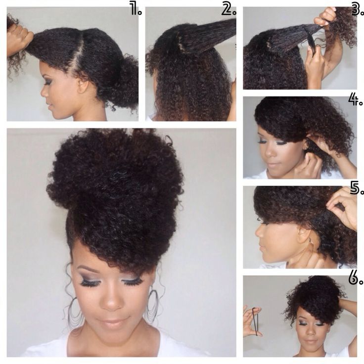 coiffure femme cheveux afro tuto