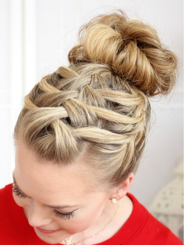 idee coiffure chignon