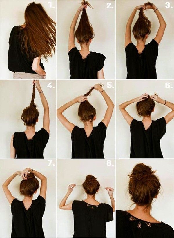 Tuto coiffure chignon flou