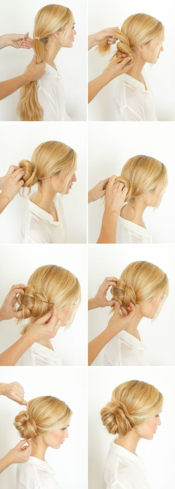 faire chignon hotesse air