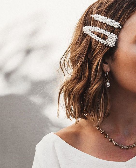 Barrette Pince Cheveux Courts
