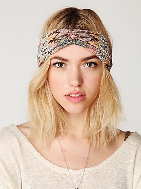 bandeau cheveux femme ete