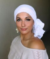 Comment mettre, porter foulard chimio cancer ?