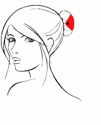 Porter barette_chignon